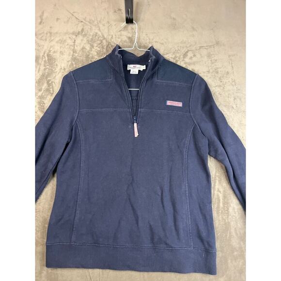 Vineyard Vines Other - Vineyard Vines Sweater Mens Small Long Sleeve 1/4 Zip Pullover Casual Blue